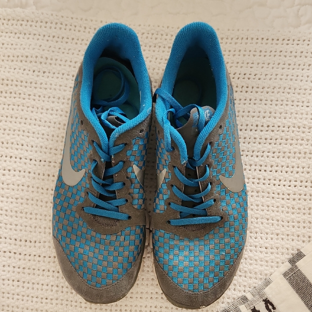 Nike Blue and Gray Sneakers